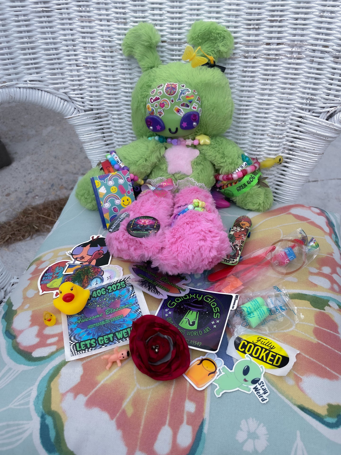 Lisa Frank Alien “Frank” Art Doll
