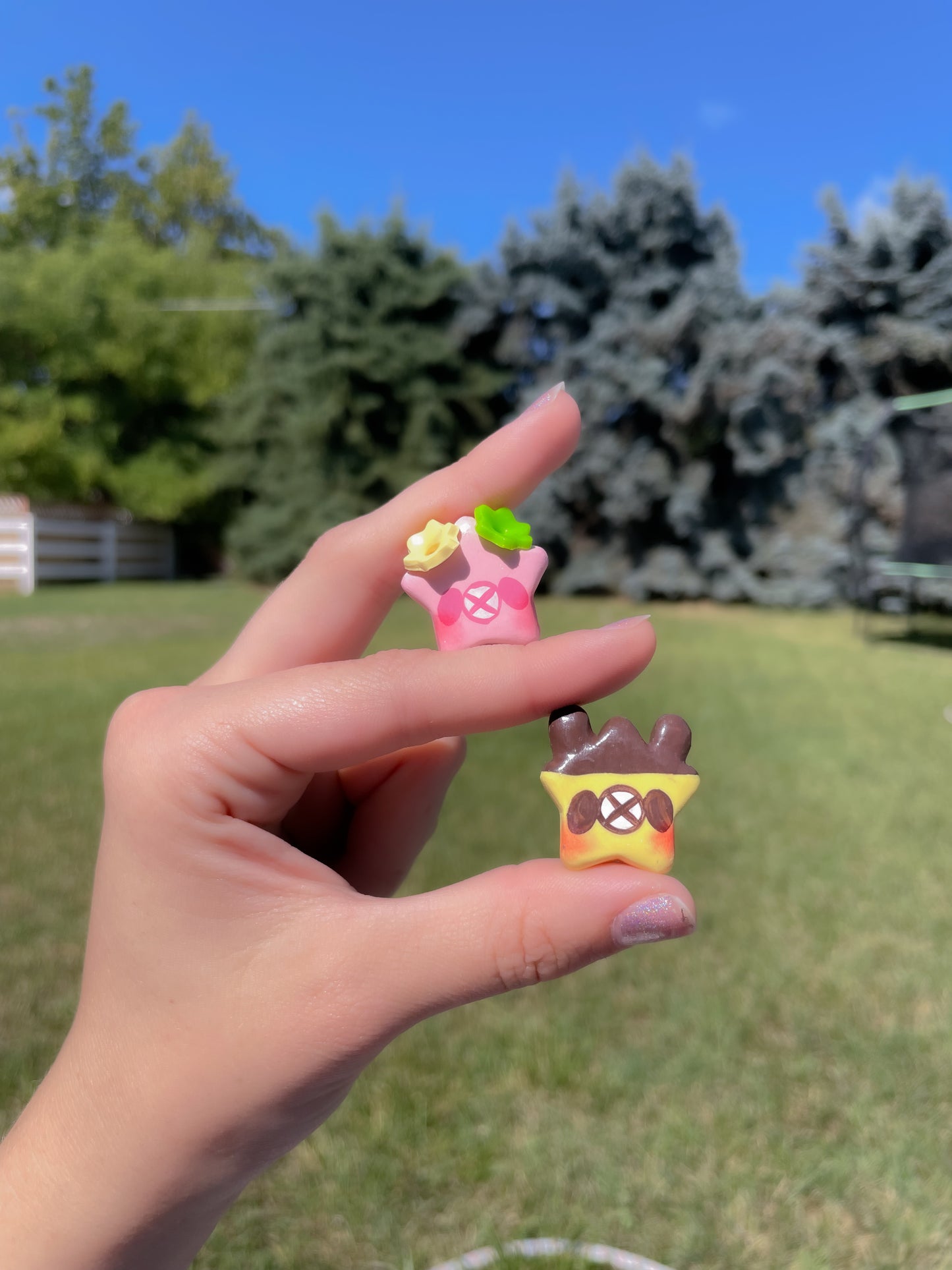 Mametchi and Violechi Comite Stars