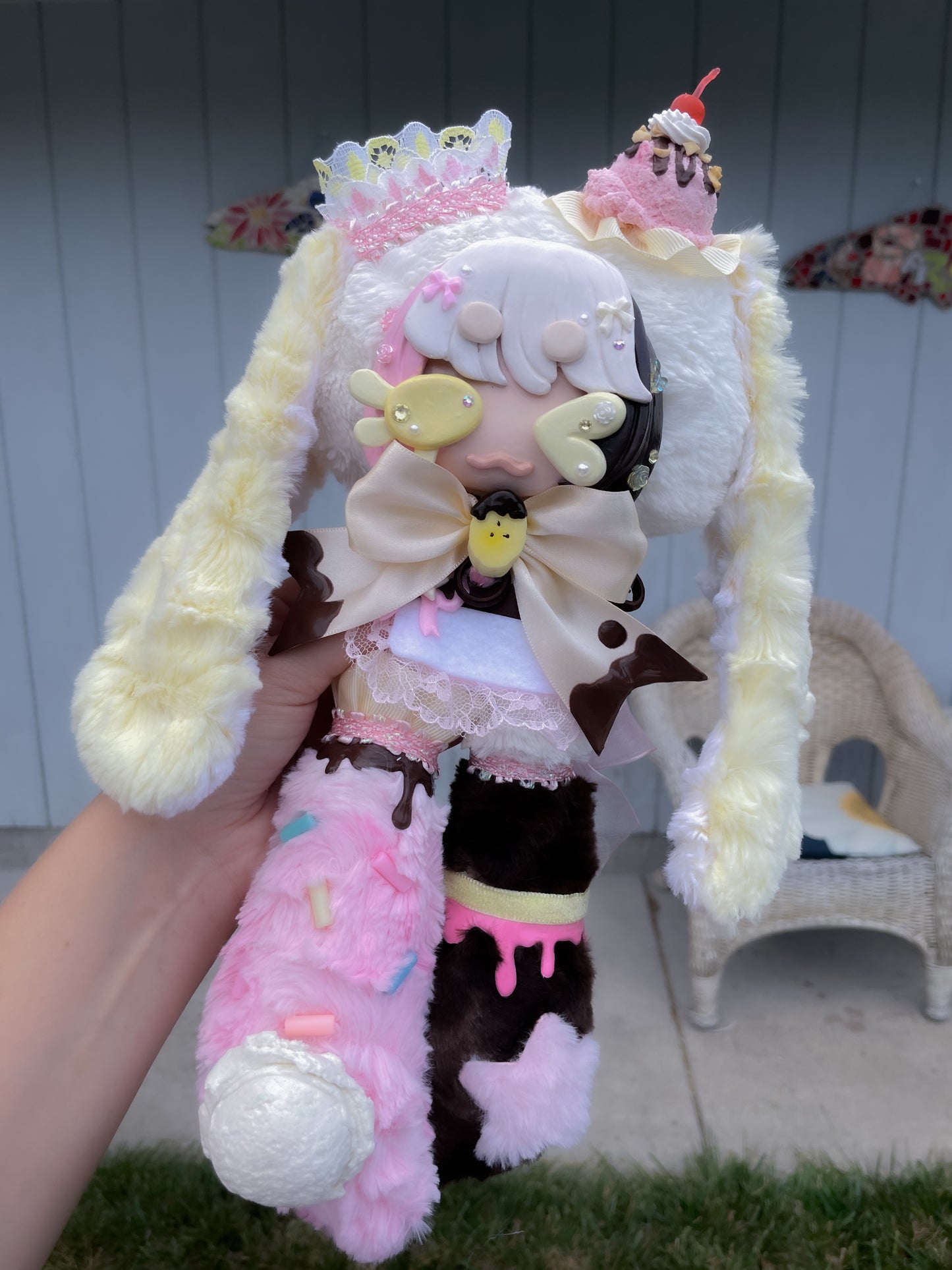 Sundae the Banana Split Bunny