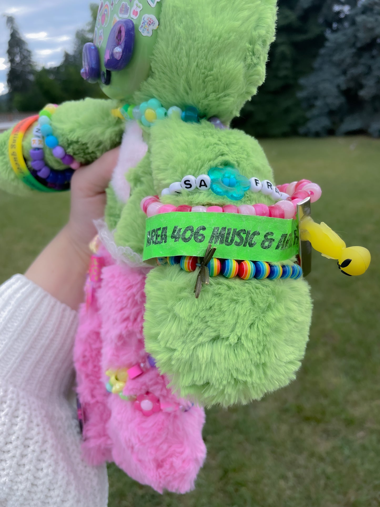 Lisa Frank Alien “Frank” Art Doll