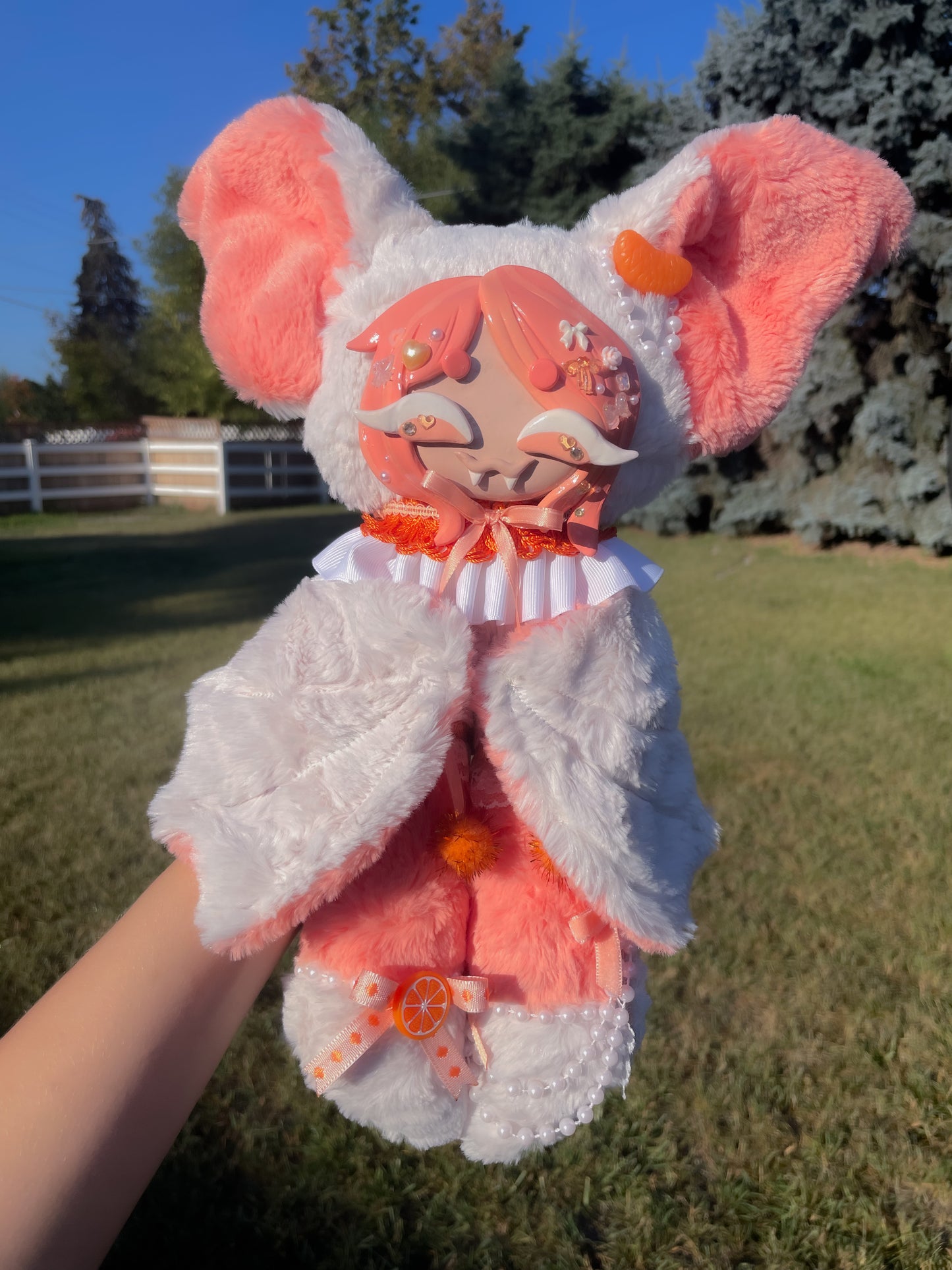 Citrus the Orange Cremesicle Bat