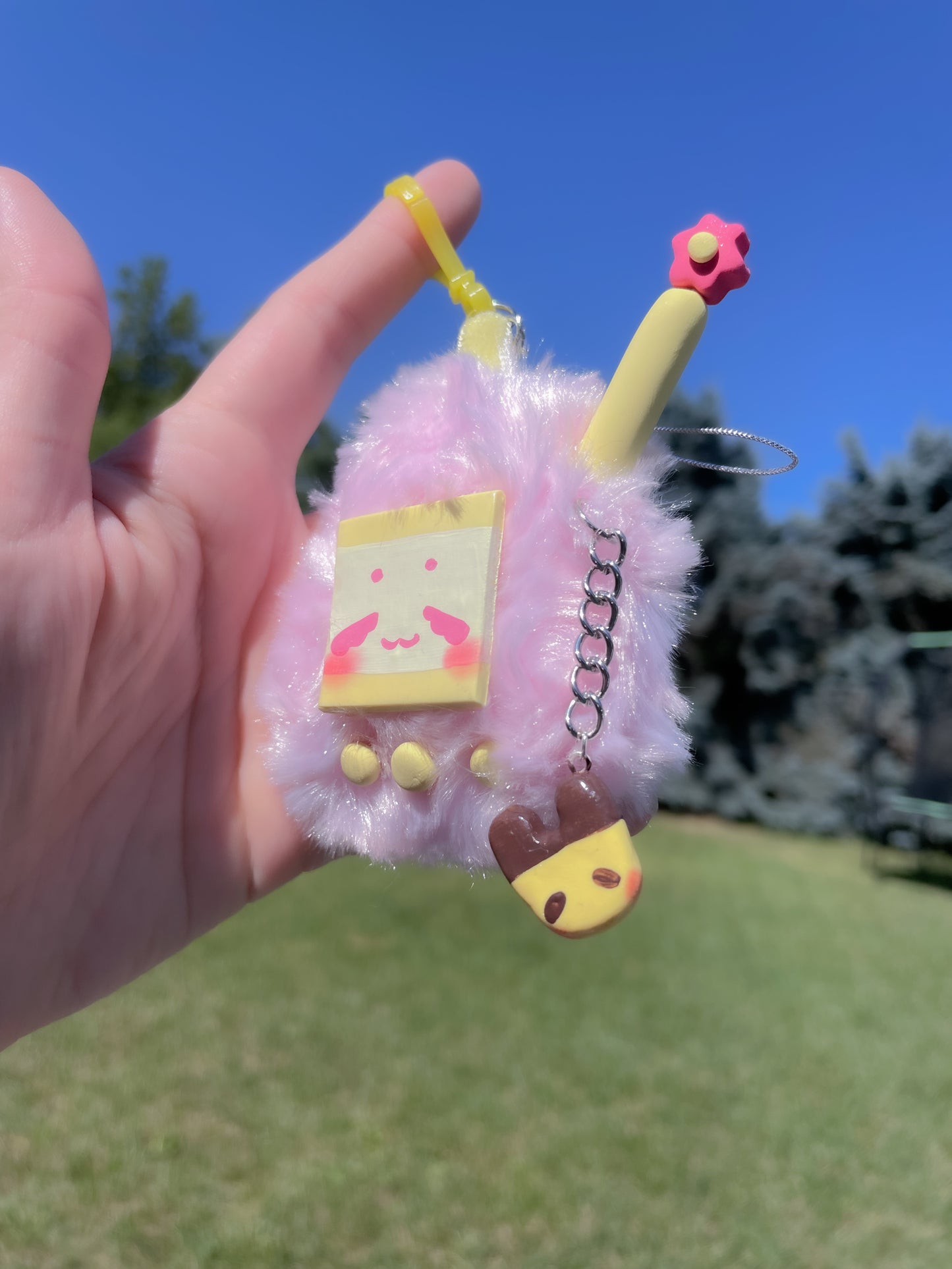 Tamagotchi Keychain