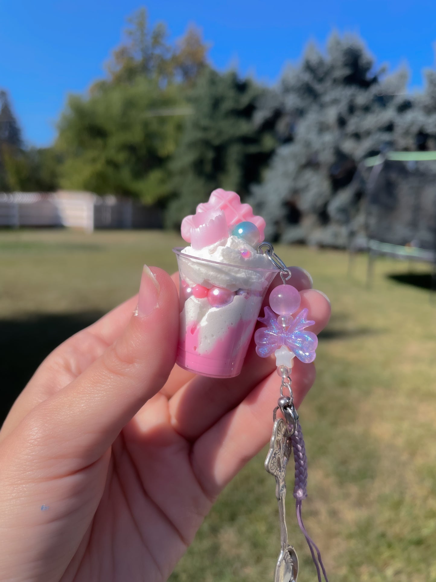 Unicorn “Vomit” Parfait Keychain/Charm