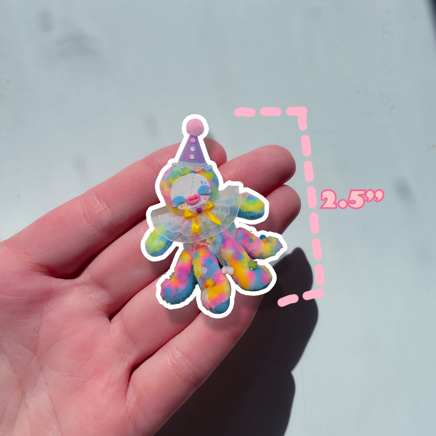 Clown Plush Stickers