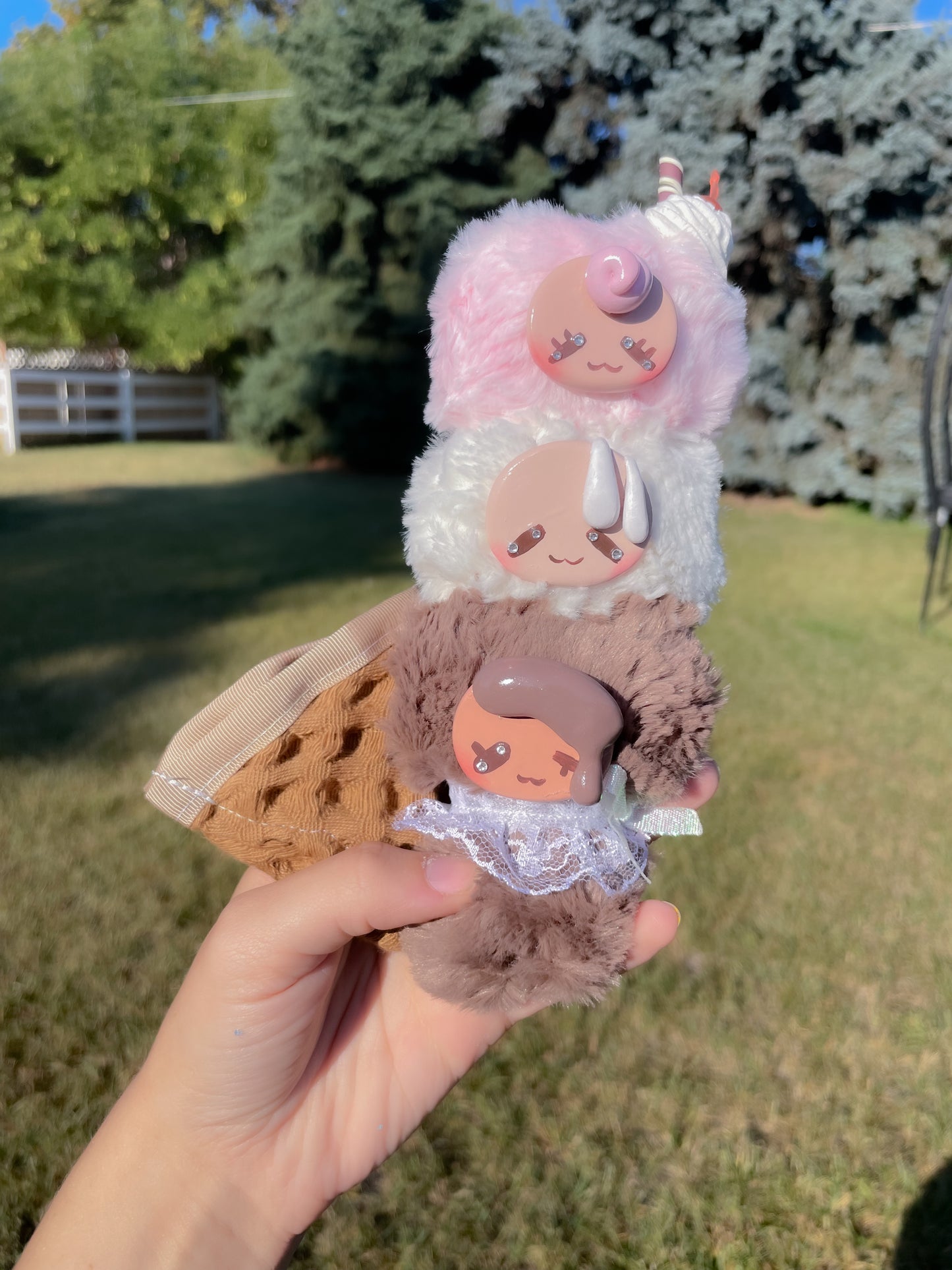 Plush Ice Cream Cone Plushies