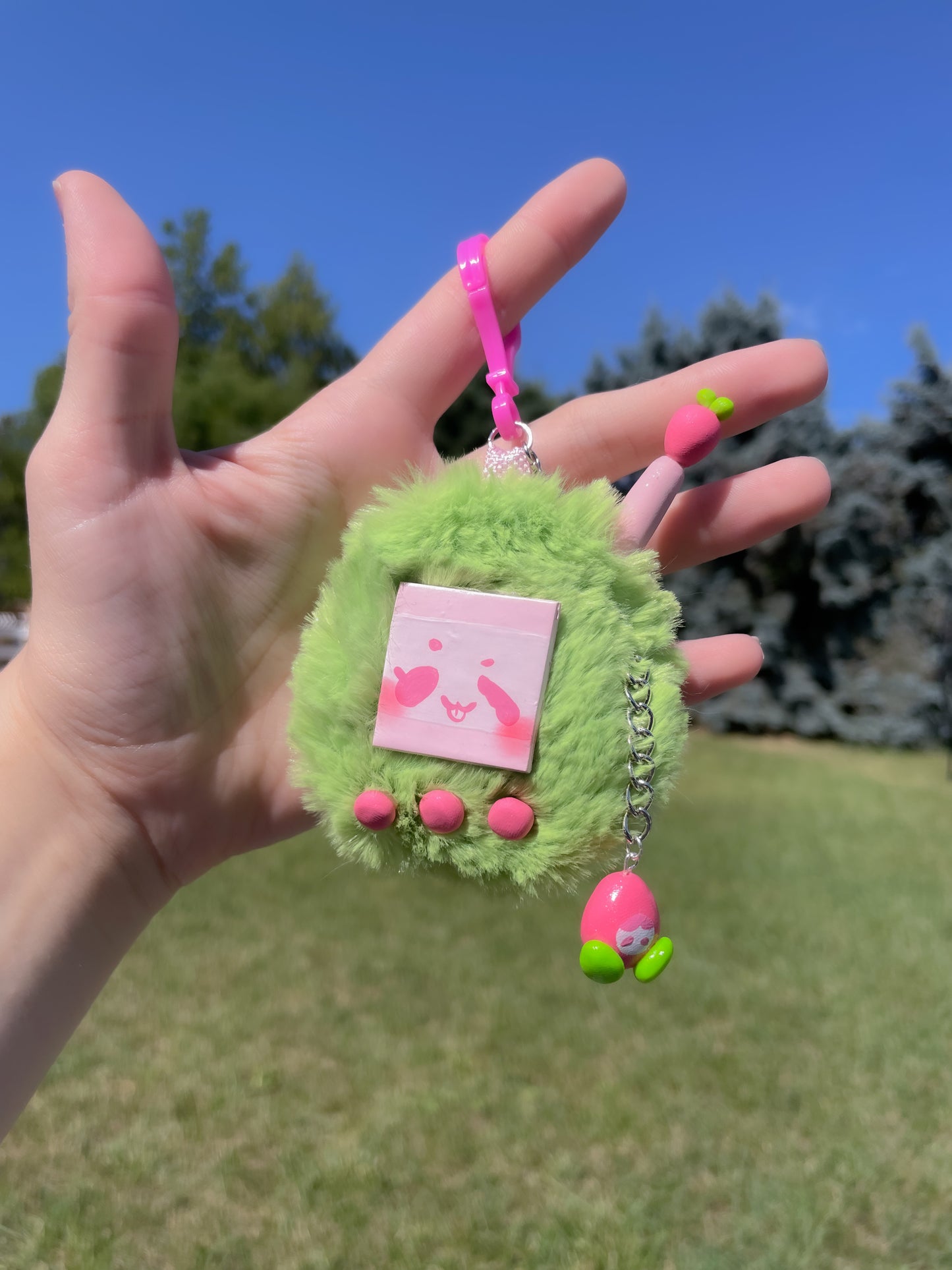 Tamagotchi Keychain