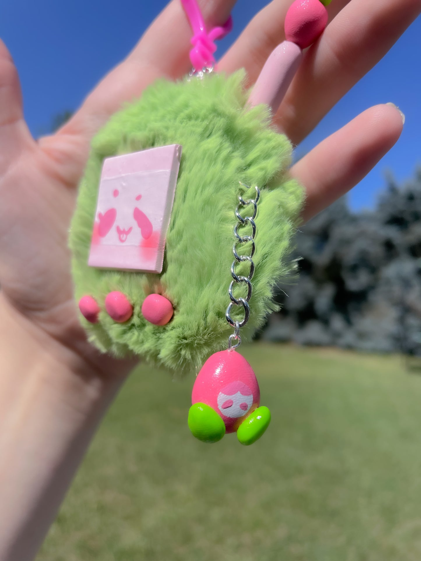 Tamagotchi Keychain