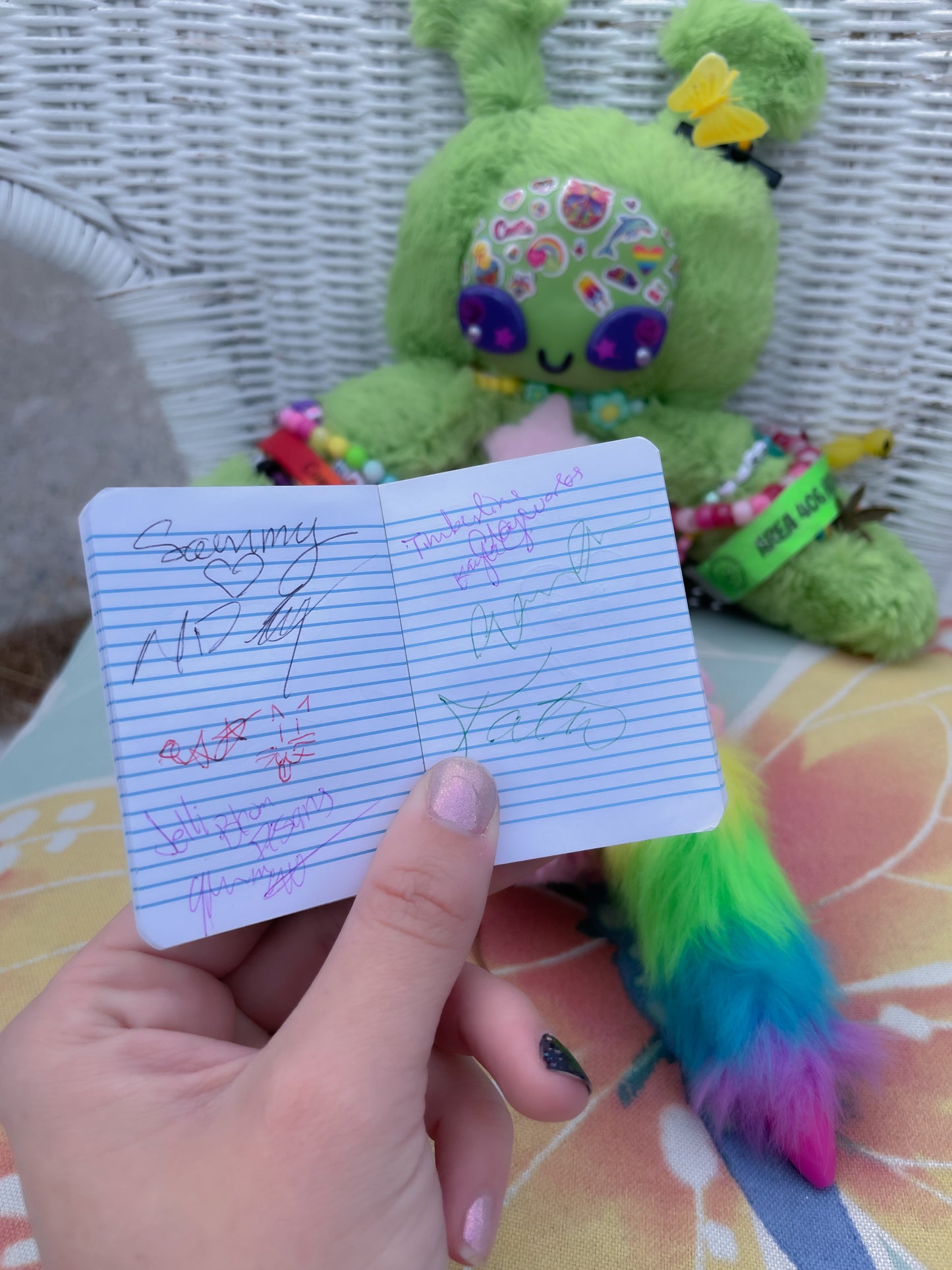 Lisa Frank Alien “Frank” Art Doll