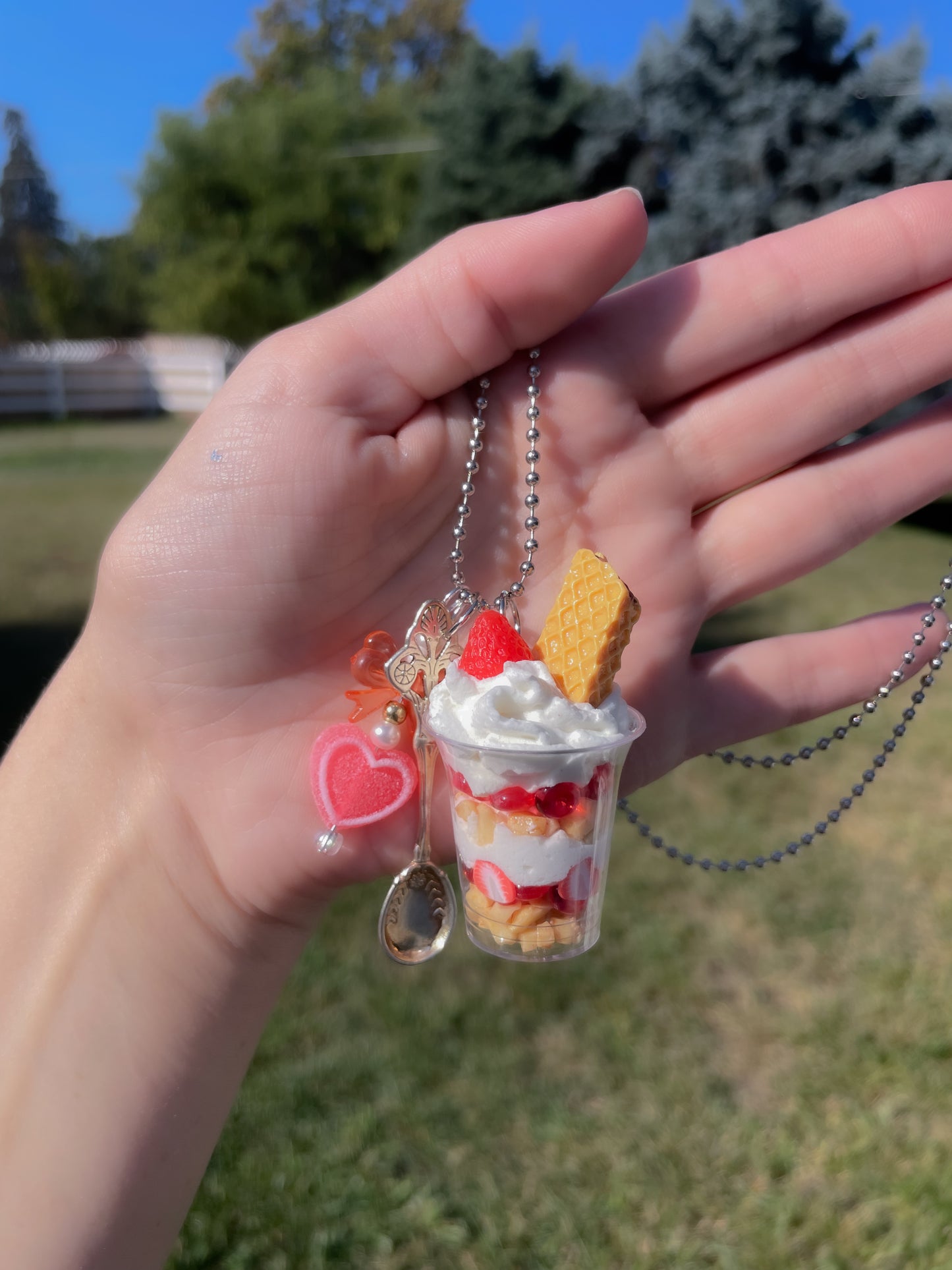 Strawberry Parfait Necklace
