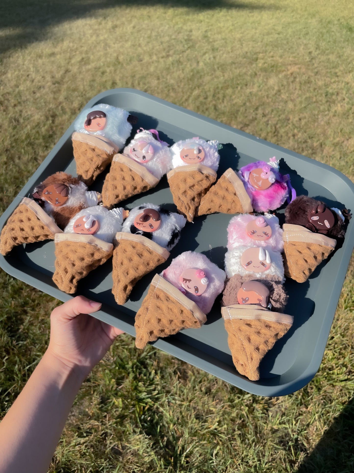 Plush Ice Cream Cone Plushies