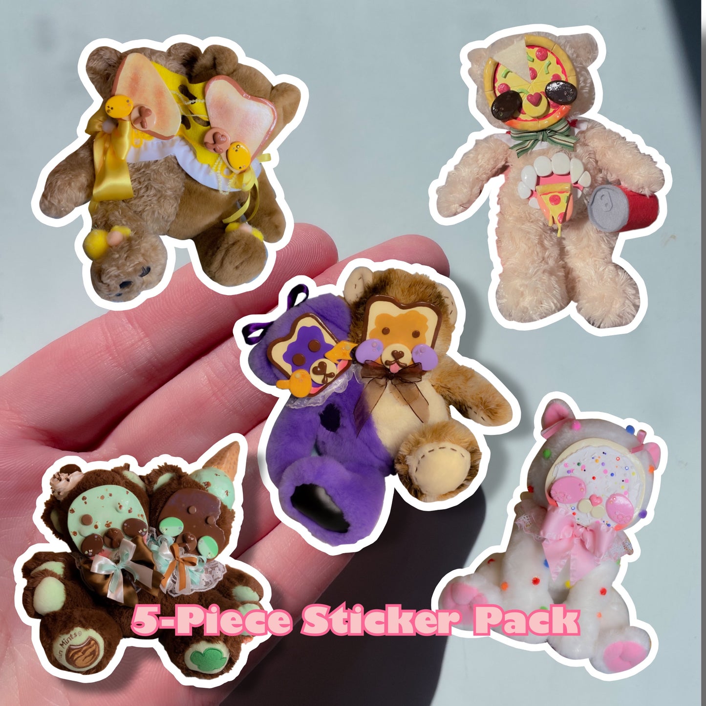 Foodie Plush Stickers