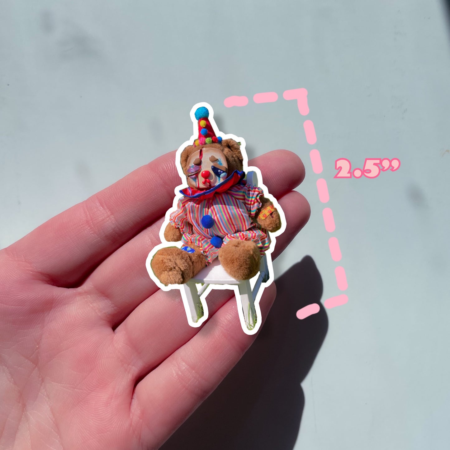 Clown Plush Stickers