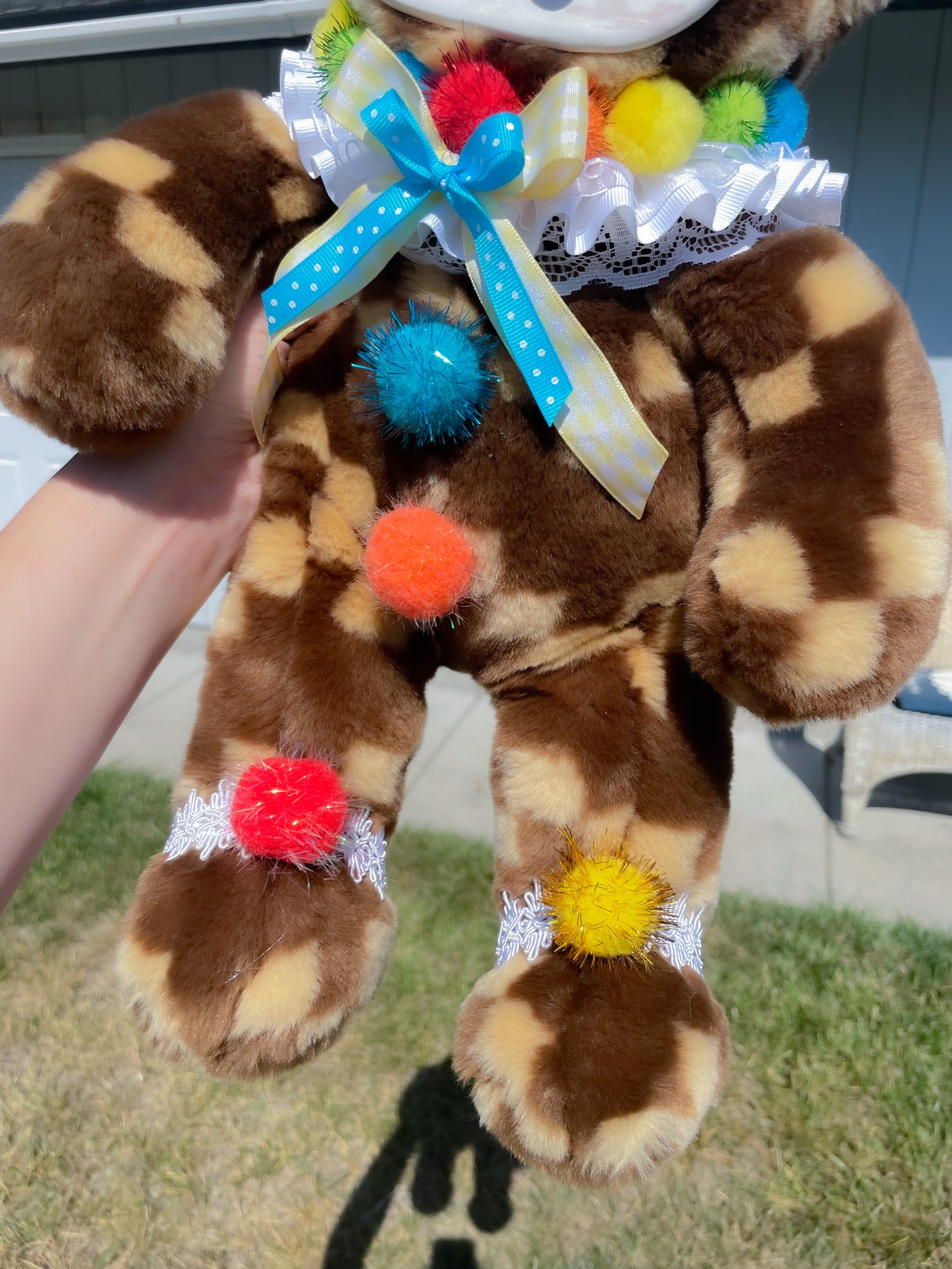 Jerry the Clown Cone Upcycled Bear