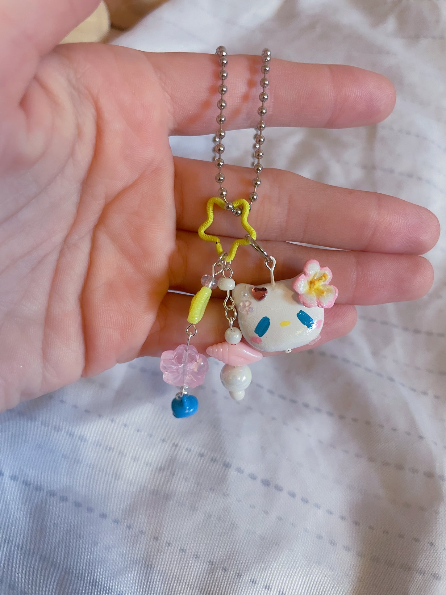 Tropical Hello Kitty Necklace