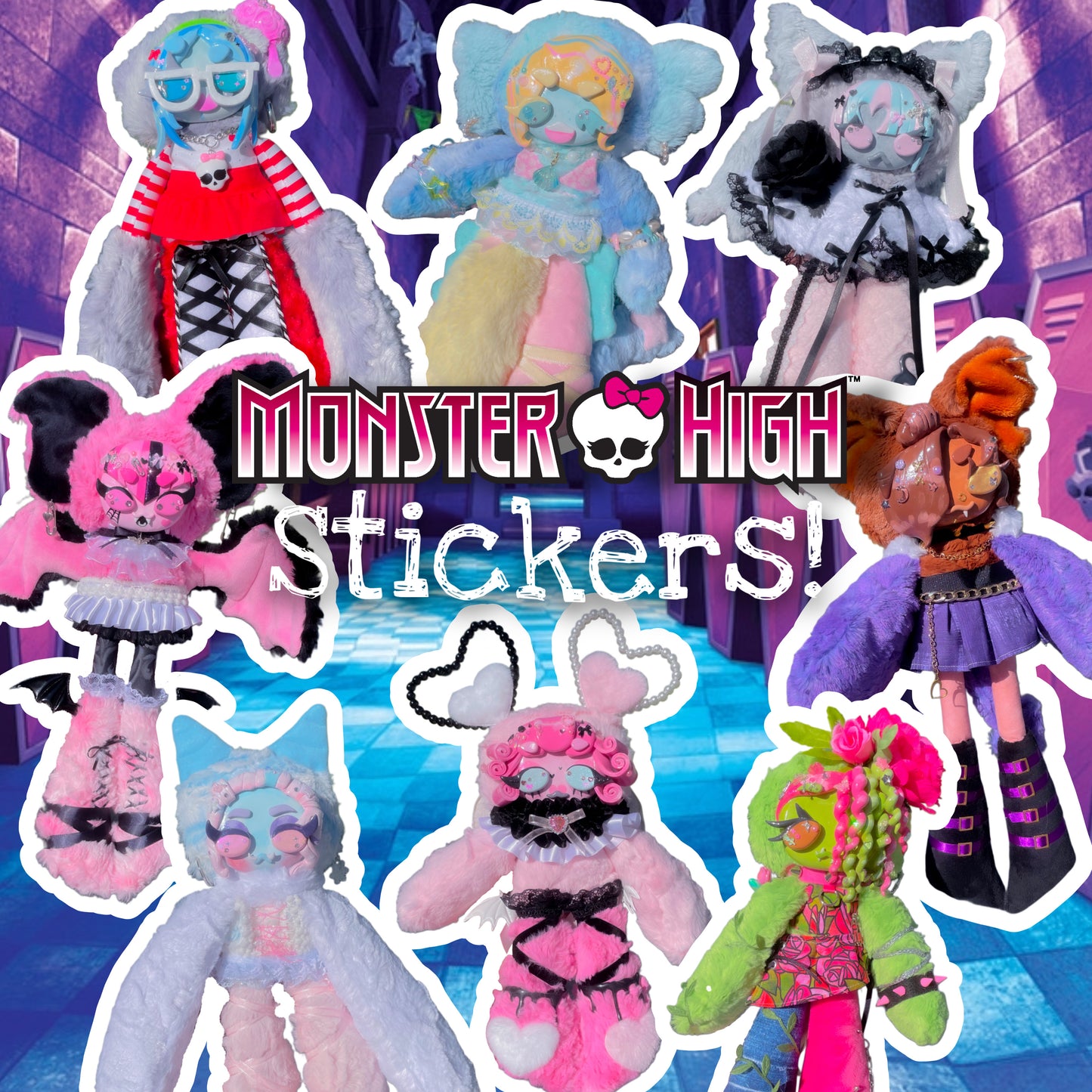 Monster High Vinyl Stickers