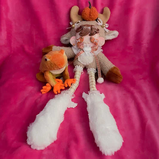 Fawn the Fall Deer Art Doll