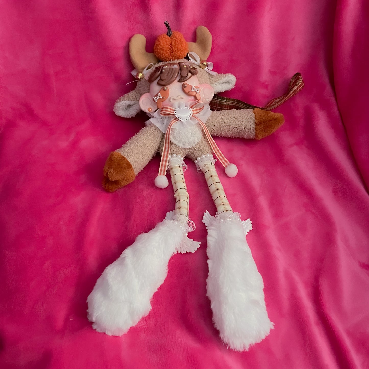 Fawn the Fall Deer Art Doll