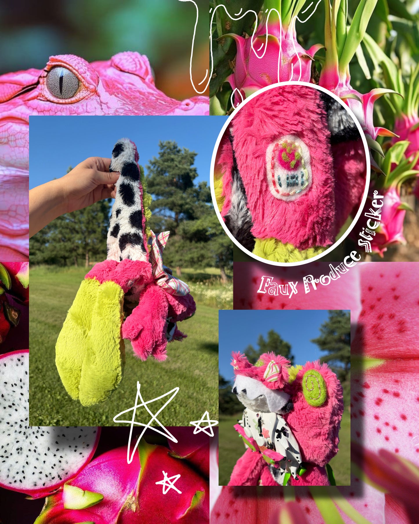 Pitaya the Dragon Fruit Crocadile