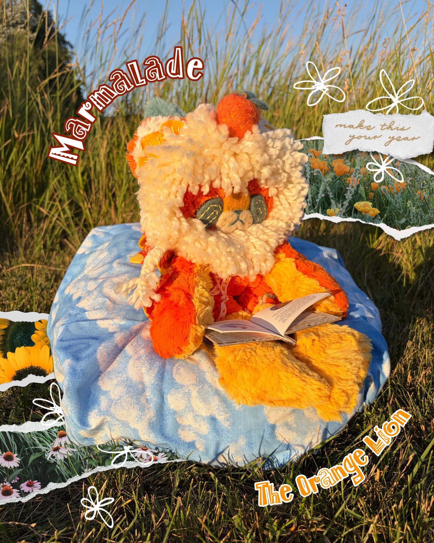 Marmalade the Orange Lion