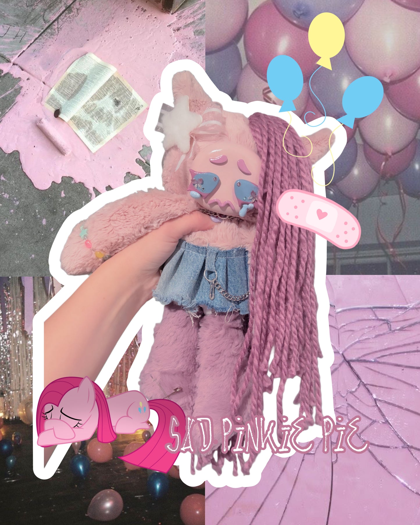 Depressed Pinkie Pie the Earth Pony