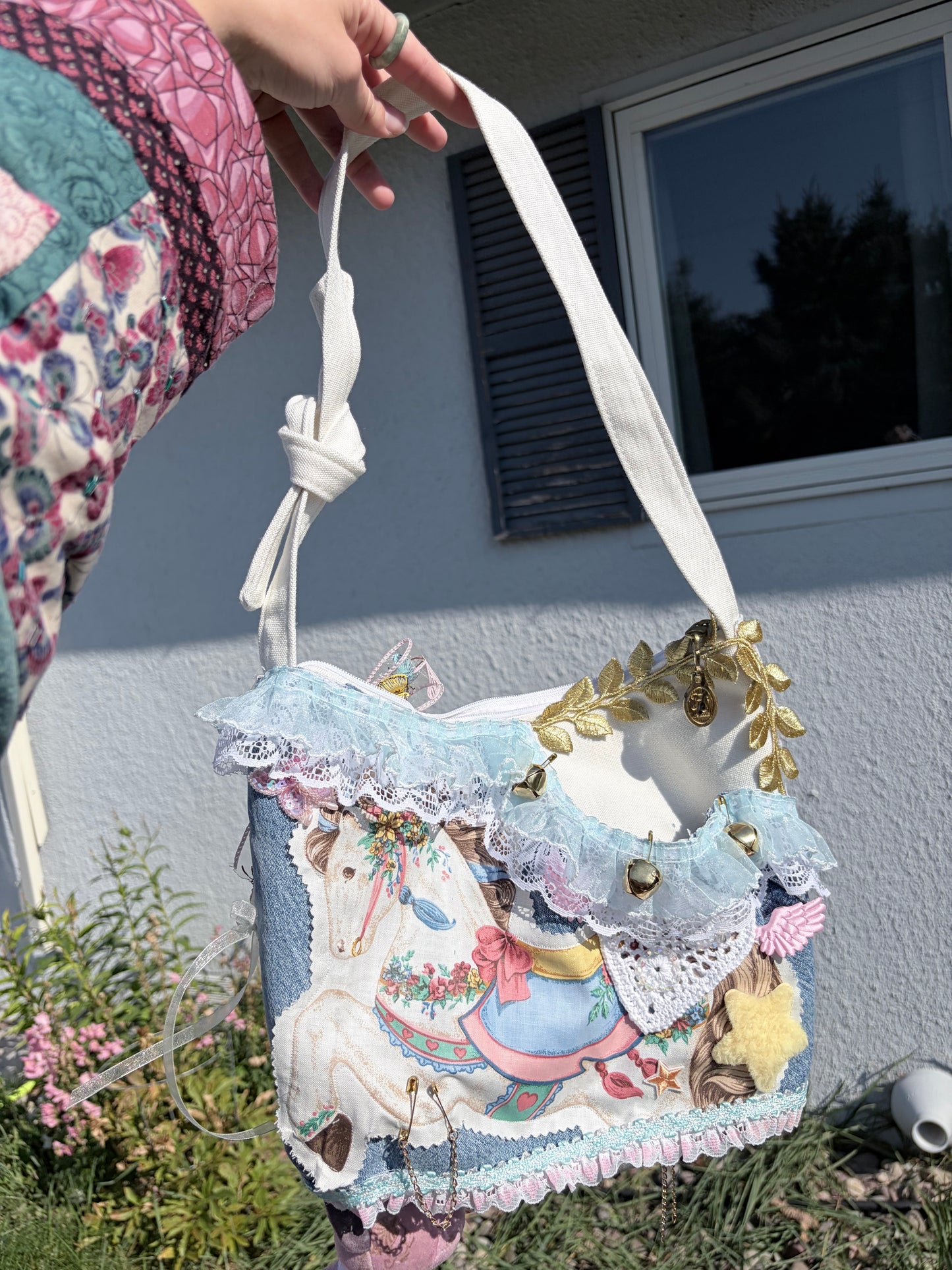 Upcycled Carousel Purse