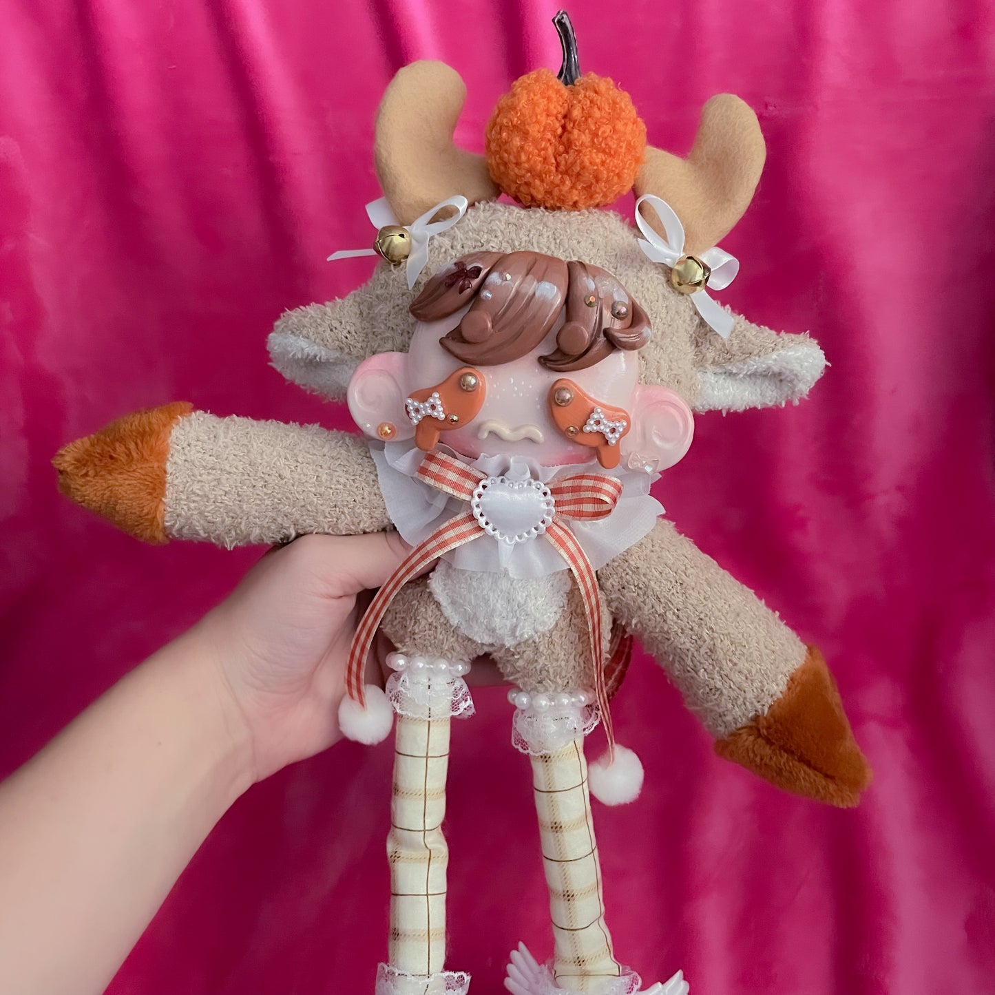 Fawn the Fall Deer Art Doll