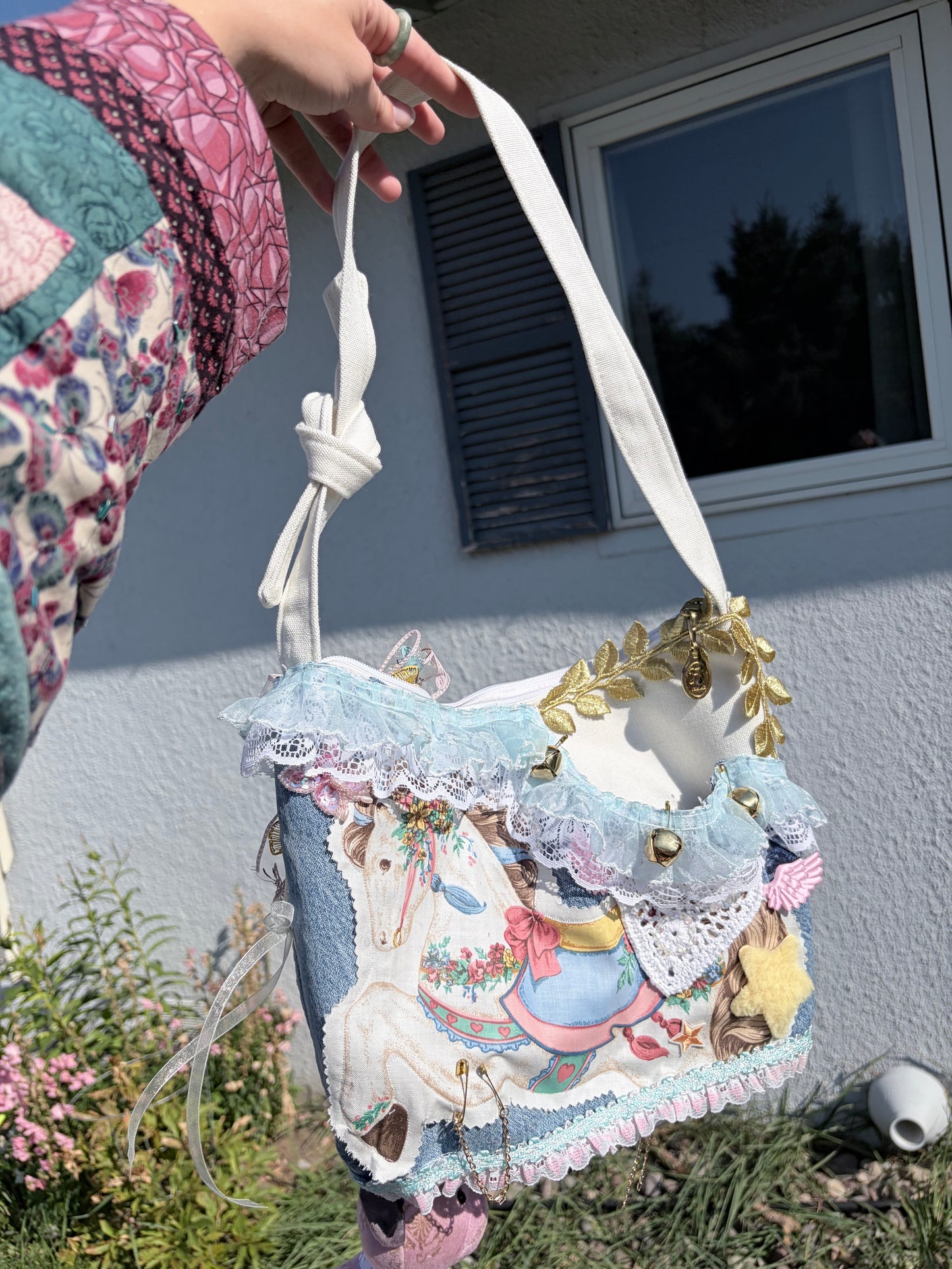 Upcycled Carousel Purse