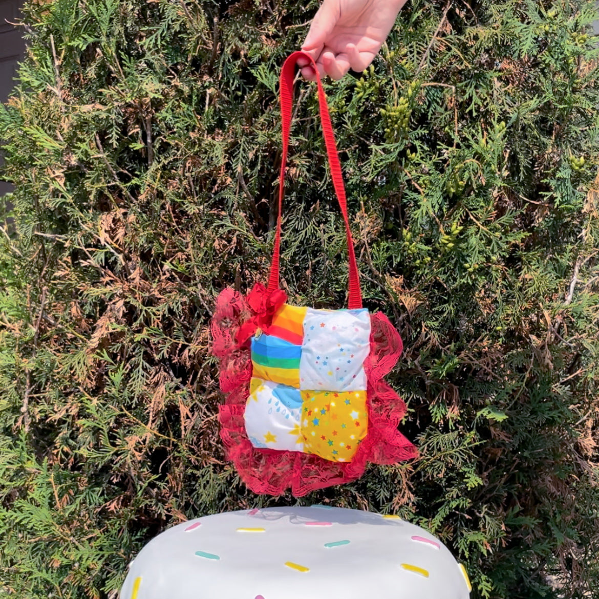 Clowncore Mini Pillow Purse