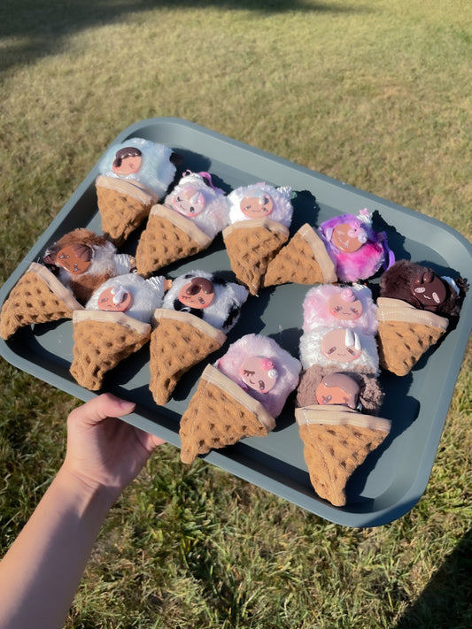 Plush Ice Cream Cone Plushies