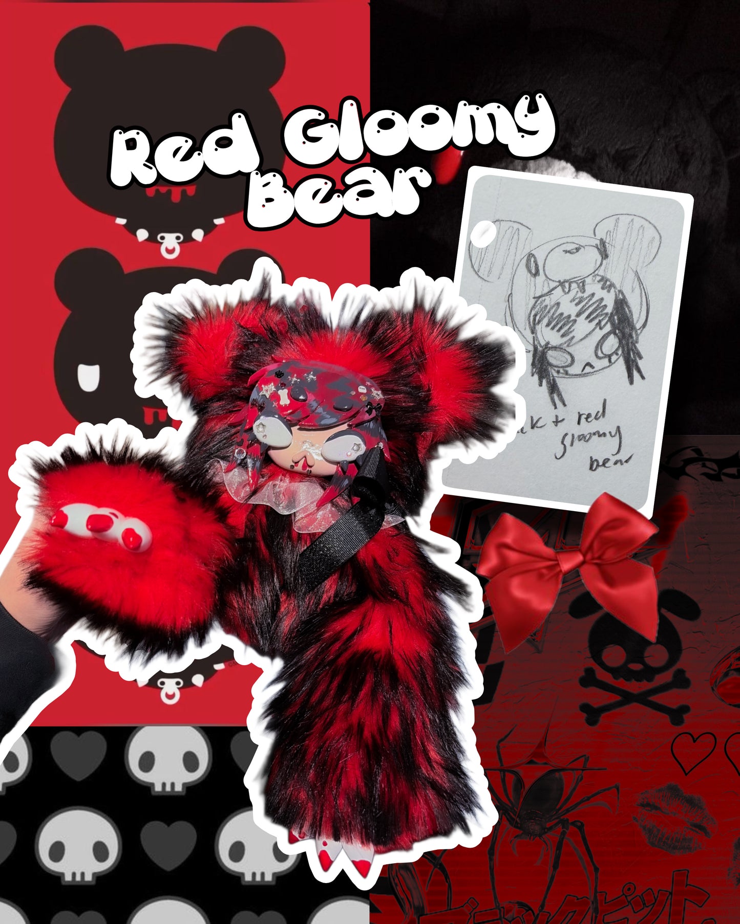 Red Gloomy Bear