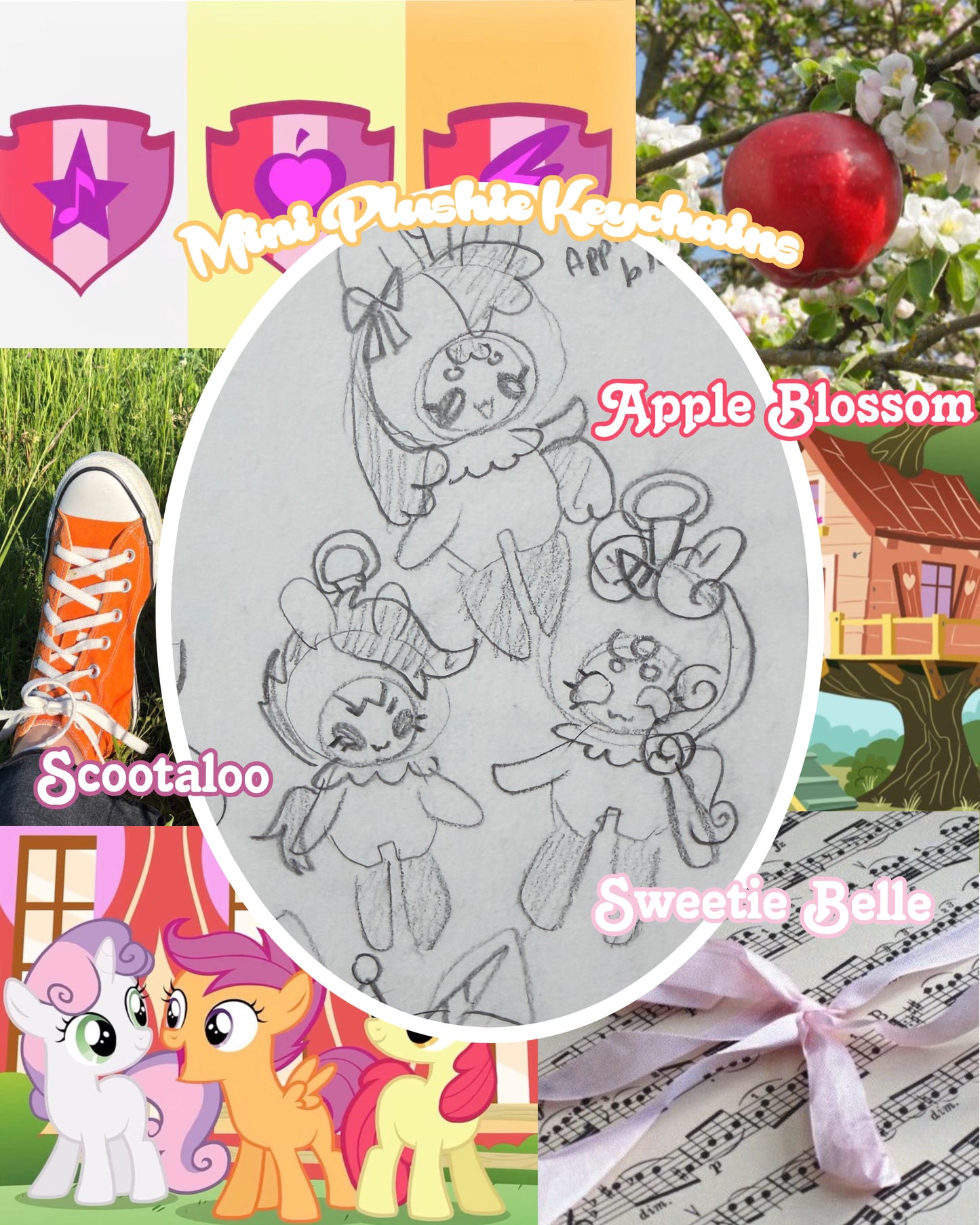 PREORDER!! Sweetie Belle, Apple Blossom, and Scootaloo Mini’s!